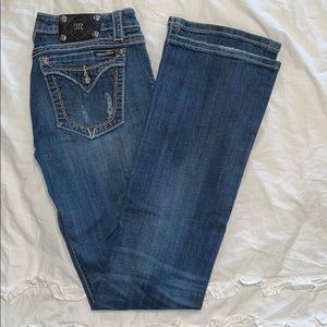 Miss Me Bootcut Distressed Jeans size 29 length 35